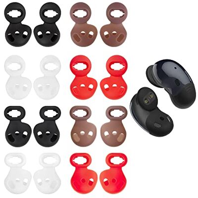 kwmobile Almofadas de auriculares compatíveis com Samsung Galaxy Buds Live (conjunto de 16), tamanhos S e L preto/branco/vermelho/castanho kwmobile Almofadas de auriculares compatíveis com Samsung Galaxy Buds Live (conjunto de 16), tamanhos S e L preto/branco/vermelho/castanho