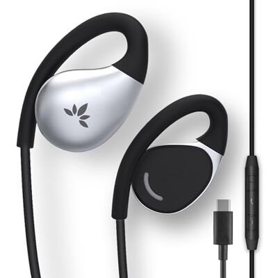 Avantree Resolve Tipo C Auriculares abertos com fio c/Mic e gancho Avantree Resolve Tipo C Auriculares abertos com fio c/Mic e gancho