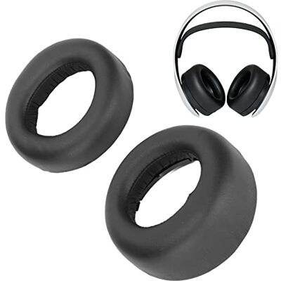 Vbestlife Almofadas de substituição para auriculares, macias, de alta elasticidade, insonorizadas, para auriculares sem fios para PS5 Pulse 3D Vbestlife Almofadas de substituição para auriculares, macias, de alta elasticidade, insonorizadas, para auriculares sem fios para PS5 Pulse 3D