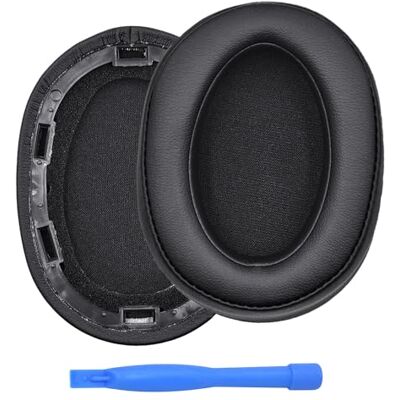 MMOBIEL Almofadas de substituição para Sony WH-H900N / Sony MDR-100ABN Noise Cancelling Headphone auriculares de Memory Foam Protein PU almofada auriculares capacetes almofadas preto MMOBIEL Almofadas de substituição para Sony WH-H900N / Sony MDR-100ABN Noise Cancelling Headphone auriculares de Memory Foam Protein PU almofada auriculares capacetes almofadas preto