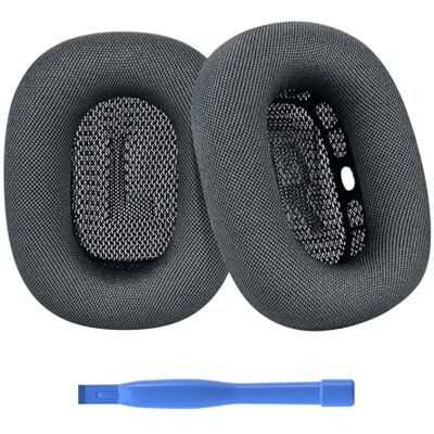 MMOBIEL Almofadas de substituição para AirPods MAX auriculares de Memory Foam e Mesh Fabric almofada auriculares capacetes almofadas meia-noite MMOBIEL Almofadas de substituição para AirPods MAX auriculares de Memory Foam e Mesh Fabric almofada auriculares capacetes almofadas meia-noite