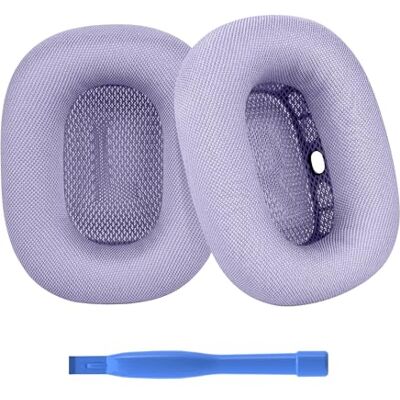 MMOBIEL Almofadas de substituição para AirPods MAX auriculares de Memory Foam e Mesh Fabric almofada auriculares capacetes almofadas roxo MMOBIEL Almofadas de substituição para AirPods MAX auriculares de Memory Foam e Mesh Fabric almofada auriculares capacetes almofadas roxo