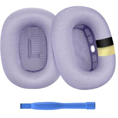 MMOBIEL Almofadas de Substituição para AirPods MAX Auscultadores de Premium Memory Foam e Malha Tecido Almofada de Auscultadores com Capa de Silicone Copos de Ouvido Almofadados – Roxo MMOBIEL Almofadas de Substituição para AirPods MAX Auscultadores de Premium Memory Foam e Malha Tecido Almofada de Auscultadores com Capa de Silicone Copos de Ouvido Almofadados – Roxo