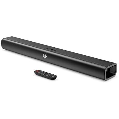 MAJORITY Naga 80 Barra de som TV Soundbar Bluetooth, 140 W 2,2 Home cinema altifalantes TV barras de som HDMI ARC, Sound Bar com kit de montagem na parede e controlo remoto incluídos MAJORITY Naga 80 Barra de som TV Soundbar Bluetooth, 140 W 2,2 Home cinema altifalantes TV barras de som HDMI ARC, Sound Bar com kit de montagem na parede e controlo remoto incluídos