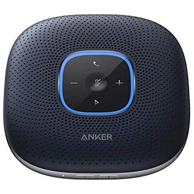 Anker PowerConf Altifalante Bluetooth para conferências, com 6 microfones integrados, captação e gravação de voz melhorada, 24 horas de autonomia, USB-C, certificado pela Zoom, para escritório em casa Anker PowerConf Altifalante Bluetooth para conferências, com 6 microfones integrados, captação e gravação de voz melhorada, 24 horas de autonomia, USB-C, certificado pela Zoom, para escritório em casa