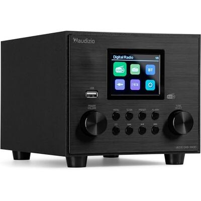 Audizio Vieste Rádio Digital Dab+ com Bluetooth e subwoofer em Cor Preta, Altifalante Bluetooth com FM, 20 Pré-sintonias, Auto-Scan, Saída de Auriculares, Entrada AUX, Streaming Sem Fios de Música AUX, Bluetooth y radio DAB+/FM, pantalla a color, funció Audizio Vieste Rádio Digital Dab+ com Bluetooth e subwoofer em Cor Preta, Altifalante Bluetooth com FM, 20 Pré-sintonias, Auto-Scan, Saída de Auriculares, Entrada AUX, Streaming Sem Fios de Música AUX, Bluetooth y radio DAB+/FM, pantalla a color, funció