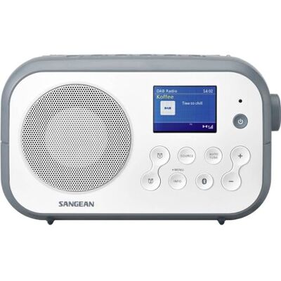 Sangean DPR-42BT rádio digital DAB portátil (sintonizador FM RDS, Bluetooth, altifalante incorporado, com bateria), azul de pedra branca Sangean DPR-42BT rádio digital DAB portátil (sintonizador FM RDS, Bluetooth, altifalante incorporado, com bateria), azul de pedra branca