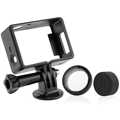 CAMKIX Montagem de moldura para GoPro, compatível com GoPro Hero 4/3/3 câmara USB, HDMI, e SD caça-níqueis totalmente acessíveis, leve e compacto para a casa e para câmara de ação CAMKIX Montagem de moldura para GoPro, compatível com GoPro Hero 4/3/3 câmara USB, HDMI, e SD caça-níqueis totalmente acessíveis, leve e compacto para a casa e para câmara de ação