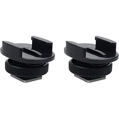 Suptig Adaptador de luz de montagem adaptador de montagem de sapato frio para câmara SLR câmara Gopro Light e outras câmaras de ação (pacote de 2) preto Suptig Adaptador de luz de montagem adaptador de montagem de sapato frio para câmara SLR câmara Gopro Light e outras câmaras de ação (pacote de 2) preto