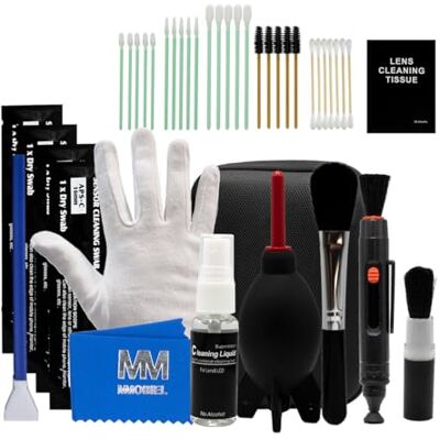 MMOBIEL Kit de limpeza do alvo da câmara 53 peças kit de limpeza para câmaras DSLR com cotonetes APS-C Incl. Manual de instruções MMOBIEL Kit de limpeza do alvo da câmara 53 peças kit de limpeza para câmaras DSLR com cotonetes APS-C Incl. Manual de instruções