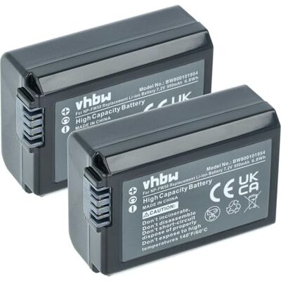 vhbw 2 x bateria recarregável compatível com Sony Alpha A7r ILCE-7K, A7r ILCE-7R câmara digital, DSLR (950 mAh, 7,2 V, Li-Ion) chip informativo NEX-3NYB, NEX-3N, NEX-3NL, NEX-3NLB cámara (950 mAh, 7,2 V, Li-Ion) con infochip vhbw 2 x bateria recarregável compatível com Sony Alpha A7r ILCE-7K, A7r ILCE-7R câmara digital, DSLR (950 mAh, 7,2 V, Li-Ion) chip informativo NEX-3NYB, NEX-3N, NEX-3NL, NEX-3NLB cámara (950 mAh, 7,2 V, Li-Ion) con infochip