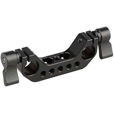 CAMVATE 15 mm Rod braçadeira com 1/4" 20 rosca para câmara DSLR digital Rig gaiola placa base (preto) CAMVATE 15 mm Rod braçadeira com 1/4" 20 rosca para câmara DSLR digital Rig gaiola placa base (preto)