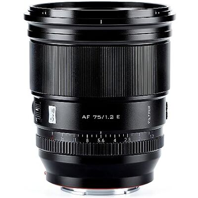 VILTROX PRO 75 mm F/1.2 E para Sony e-Mount, 75 mm f1.2 Auto Focus Prime lente para Sony E Mount Mirrorless a7 a6700 a6500 VILTROX PRO 75 mm F/1.2 E para Sony e-Mount, 75 mm f1.2 Auto Focus Prime lente para Sony E Mount Mirrorless a7 a6700 a6500