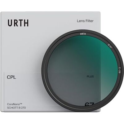 Urth Filtro polarizador circular de 67 mm (CPL) para alvo (Plus), revestimento nano de 20 camadas, vidro ótico HD para polarização do alvo Urth Filtro polarizador circular de 67 mm (CPL) para alvo (Plus), revestimento nano de 20 camadas, vidro ótico HD para polarização do alvo