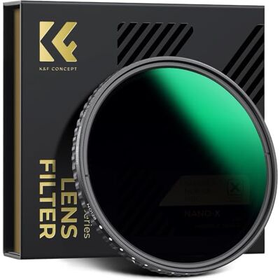 K&F CONCEPT Nano-Xcel Filtro variável ND8-128 (3-7 passos) ND8-128 Filtro de densidade neutra de vidro ótico com revestimento nano FN716 K&F CONCEPT Nano-Xcel Filtro variável ND8-128 (3-7 passos) ND8-128 Filtro de densidade neutra de vidro ótico com revestimento nano FN716