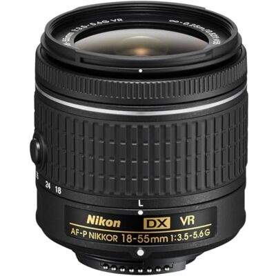 Nikon AF-P DX NIKKOR 18-55 mm f/3,5-5,6G VR SLR preto alvo (SLR, 12/9, 0,25 m, automático/manual, 18 55 mm, 28,86°) Nikon AF-P DX NIKKOR 18-55 mm f/3,5-5,6G VR SLR preto alvo (SLR, 12/9, 0,25 m, automático/manual, 18 55 mm, 28,86°)