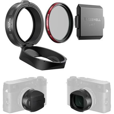 FREEWELL The Real Lens Hood CPL/Névoa para Fuji X100VI X100V preto FREEWELL The Real Lens Hood CPL/Névoa para Fuji X100VI X100V preto