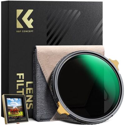 K&F CONCEPT Nano-X Pro 77 mm Filtro ND 2-32 & CPL 2 em 1 moldura de latão K&F CONCEPT Nano-X Pro 77 mm Filtro ND 2-32 & CPL 2 em 1 moldura de latão