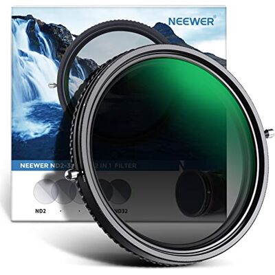 Neewer Filtro 2 em 1 de 67 mm, ND variável e CPL Neewer Filtro 2 em 1 de 67 mm, ND variável e CPL