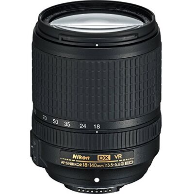 Nikon AF-S DX NIKKOR 18-140 f/3.5-5.6G ED VR Objetivo para (distância focal 18-140mm, abertura f/3.5-5.6, estabilizador, diâmetro: 67mm) cor preto Nikon AF-S DX NIKKOR 18-140 f/3.5-5.6G ED VR Objetivo para (distância focal 18-140mm, abertura f/3.5-5.6, estabilizador, diâmetro: 67mm) cor preto