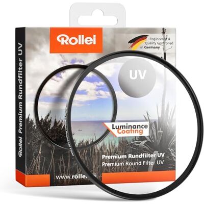 Rollei Filtro de proteção UV, Premium 58 mm filtro redondo protetor ultravioleta, revestimento especial 99% transmissão para objetivos de câmera, filtros de proteção-UV-ultravioleta-protetor Rollei Filtro de proteção UV, Premium 58 mm filtro redondo protetor ultravioleta, revestimento especial 99% transmissão para objetivos de câmera, filtros de proteção-UV-ultravioleta-protetor