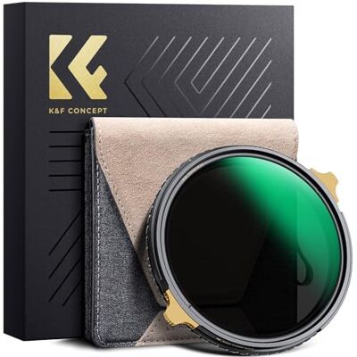 K&F CONCEPT Nano-X Pro 82 mm Filtro polarizador e variável ND2-32 K&F CONCEPT Nano-X Pro 82 mm Filtro polarizador e variável ND2-32