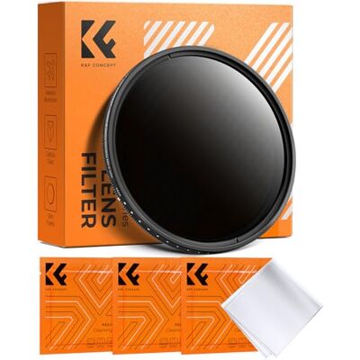 K&F CONCEPT Nano-Basic 67 mm ND Filtro variável ND2-400 (1-9 Stops) filtro de densidade neutra variável de vidro ótico com 3 panos de limpeza K&F CONCEPT Nano-Basic 67 mm ND Filtro variável ND2-400 (1-9 Stops) filtro de densidade neutra variável de vidro ótico com 3 panos de limpeza
