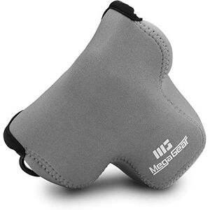 MegaGear Canon EOS M50, M5 (15-45) Estojo de câmara ultra leve, de neoprene cinzento MegaGear Canon EOS M50, M5 (15-45) Estojo de câmara ultra leve, de neoprene cinzento
