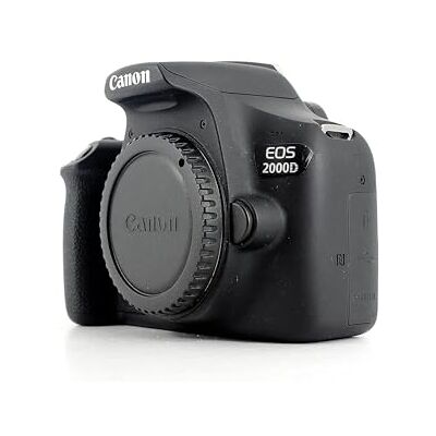 Canon Câmara reflex digital EOS 2000D APS-C com objectiva EF-S de 18-55mm 24,1 megapíxeis, ecrã LCD fixo de 3 polegadas, vídeo Full HD, Dual Pixel CMOS AF e Wi-Fi e Bluetooth Réflex para principiantes; sensor CMOS APS-C 24,1 megapíxeles, objetivo EF-S Canon Câmara reflex digital EOS 2000D APS-C com objectiva EF-S de 18-55mm 24,1 megapíxeis, ecrã LCD fixo de 3 polegadas, vídeo Full HD, Dual Pixel CMOS AF e Wi-Fi e Bluetooth Réflex para principiantes; sensor CMOS APS-C 24,1 megapíxeles, objetivo EF-S