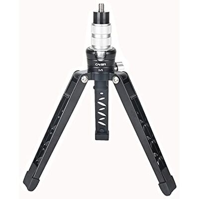 Cayer Mini treppiede tavolo, suporte da tavolo portatile in alumínio SV5 com Vite di montaggio da 3/8" 16 per monopiedi , câmara fotográfica DSLR, câmara de vídeo, telefoni cellulari e Action CAM Cayer Mini treppiede tavolo, suporte da tavolo portatile in alumínio SV5 com Vite di montaggio da 3/8" 16 per monopiedi , câmara fotográfica DSLR, câmara de vídeo, telefoni cellulari e Action CAM