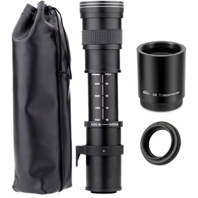 JINTU 420-1600 mm 800 mm f/8,3 zoom manual teleobjetiva armação em T para câmaras Canon EOS DSLR 4000D 2000D 1200D T7 T7i T6 T6i T5 T5i SL2 80D 70D 60D 50D/5D 36D/40D/D JINTU 420-1600 mm 800 mm f/8,3 zoom manual teleobjetiva armação em T para câmaras Canon EOS DSLR 4000D 2000D 1200D T7 T7i T6 T6i T5 T5i SL2 80D 70D 60D 50D/5D 36D/40D/D