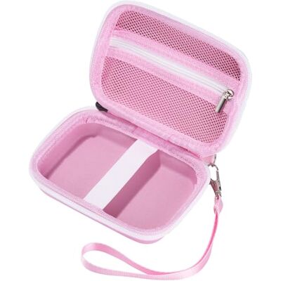 Vuxava Capa para câmara fotográfica infantil, capa protetora para câmara digital compacta, para crianças, compatível com Kodak Pixpro WPZ2/FZ45/FZ55, com correia e bolso interior (cor-de-rosa) Vuxava Capa para câmara fotográfica infantil, capa protetora para câmara digital compacta, para crianças, compatível com Kodak Pixpro WPZ2/FZ45/FZ55, com correia e bolso interior (cor-de-rosa)