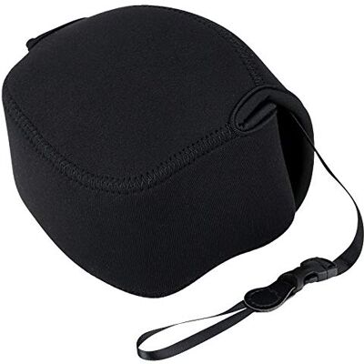 JJC Capa protetora para câmara Nikon Z FC Z50, Fujifilm X-S10, câmara digital sem espelho, capa de neoprene suave, para viagens, câmaras DSLR, cor preta JJC Capa protetora para câmara Nikon Z FC Z50, Fujifilm X-S10, câmara digital sem espelho, capa de neoprene suave, para viagens, câmaras DSLR, cor preta