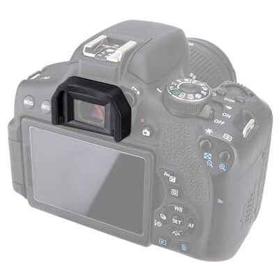 JJC Ocular suave com forma original para Canon DSLR 77D 800D 700D 650D 600D, etc. JJC Ocular suave com forma original para Canon DSLR 77D 800D 700D 650D 600D, etc.