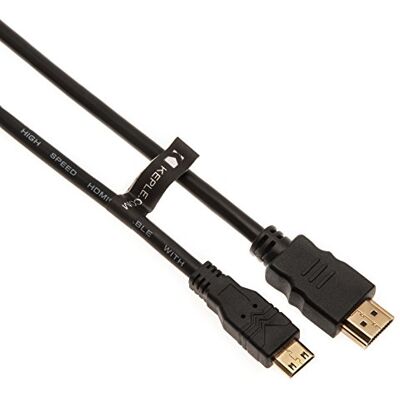 Keple Mini HDMI cabo adaptador de alta velocidade compatível com Canon EOS 550d / Nikon D5100 / D5200 / D5300 / D5500 / D750 / D800 / D800E / D810 / D90, Fuji. Filme, Nvid. ia Câmeras ou câmaras de vídeo LCD HD TV (2 m) Keple Mini HDMI cabo adaptador de alta velocidade compatível com Canon EOS 550d / Nikon D5100 / D5200 / D5300 / D5500 / D750 / D800 / D800E / D810 / D90, Fuji. Filme, Nvid. ia Câmeras ou câmaras de vídeo LCD HD TV (2 m)
