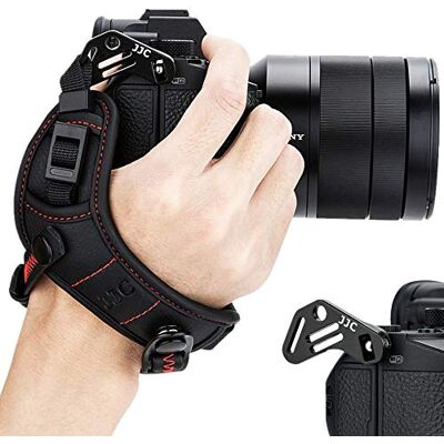 JJC Alça de mão para câmara sem espelho compatível com Nikon Z7 Z7 II Z6 Z6 II Sony ZV-E10 A7C A7III A7II A7RIII A7SII A9 A6500 A6400 Canon EOS R5 R6 Fuji X-T3 X-T2 30 (XP) E3 JJC Alça de mão para câmara sem espelho compatível com Nikon Z7 Z7 II Z6 Z6 II Sony ZV-E10 A7C A7III A7II A7RIII A7SII A9 A6500 A6400 Canon EOS R5 R6 Fuji X-T3 X-T2 30 (XP) E3