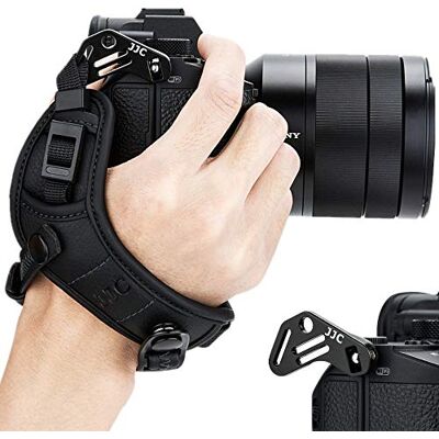 JJC Correia de mão para câmera mirrorless para Canon EOS R5 R6 Nikon Z7 Z7 II Z6 Z6 II Sony A1 A7C A7III A7II A7RIII A7RII A7SII A7SIII A6500 A6400 A6300 A6000 Fuji X-T3 X-T2 X-E4 X-S10 JJC Correia de mão para câmera mirrorless para Canon EOS R5 R6 Nikon Z7 Z7 II Z6 Z6 II Sony A1 A7C A7III A7II A7RIII A7RII A7SII A7SIII A6500 A6400 A6300 A6000 Fuji X-T3 X-T2 X-E4 X-S10