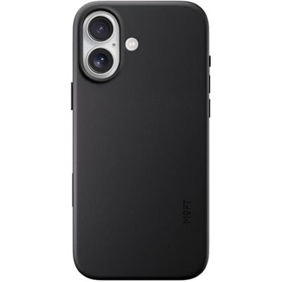 MOFT Movas Capa de Couro Vegano Magnética para iPhone 17, Aderência Suave, Retenção de Cor, Resistente às Manchas, Fácil de Limpar, Preto Intenso MOFT Movas Capa de Couro Vegano Magnética para iPhone 17, Aderência Suave, Retenção de Cor, Resistente às Manchas, Fácil de Limpar, Preto Intenso