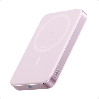 Power Bank Anker MagGo - Aura Rosa - 10K, Fino - Power Bank Power Bank Anker MagGo - Aura Rosa - 10K, Fino - Power Bank