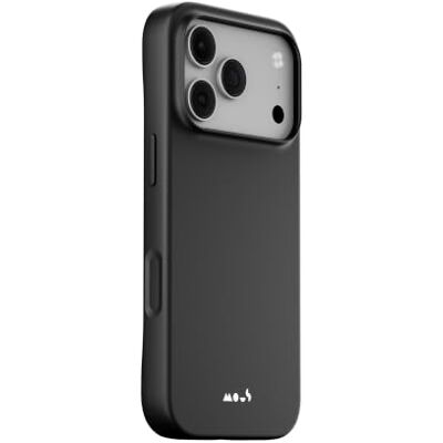 Mous Capa para iPhone 18 Pro, compatível com MagSafe, Super Thin, preto Mous Capa para iPhone 18 Pro, compatível com MagSafe, Super Thin, preto
