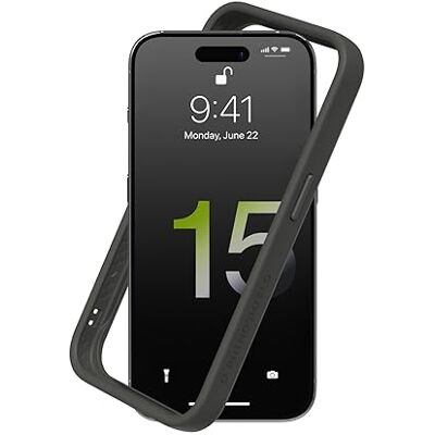 RhinoShield Funda Bumper Mod NX para iPhone 15 Pro Capa tipo Bumper sem placa traseira, design ultrafino, estilo minimalista e proteção de grau militar. RhinoShield Funda Bumper Mod NX para iPhone 15 Pro Capa tipo Bumper sem placa traseira, design ultrafino, estilo minimalista e proteção de grau militar.