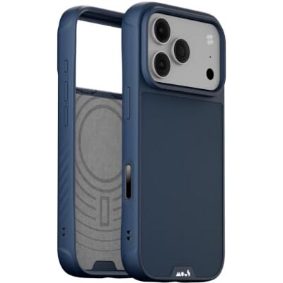 Mous Capa para iPhone 18 Pro, compatível com MagSafe, Limitless, azul-marinho Mous Capa para iPhone 18 Pro, compatível com MagSafe, Limitless, azul-marinho