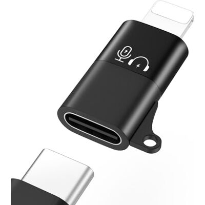 MoKo Adaptador USB-C para Lightning para dji Mic Mini, iPhone para Tipo-C Reprodução música e carregamento, não para recetor DJI Mobile & chamadas, para iPhone 14/13/12/11/EarPods USB-C MoKo Adaptador USB-C para Lightning para dji Mic Mini, iPhone para Tipo-C Reprodução música e carregamento, não para recetor DJI Mobile & chamadas, para iPhone 14/13/12/11/EarPods USB-C