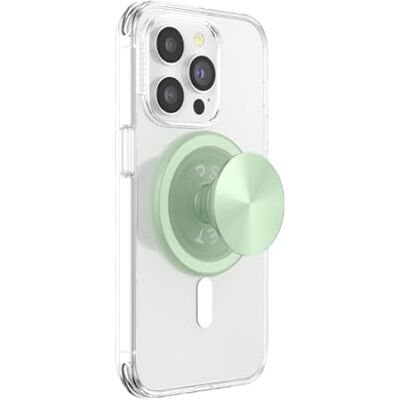 PopSockets : PopGrip Round para MagSafe anel adaptador para MagSafe incluído suporte e aderência para telemóveis e capas com um top intercambiável Aluminum Honeydew PopSockets : PopGrip Round para MagSafe anel adaptador para MagSafe incluído suporte e aderência para telemóveis e capas com um top intercambiável Aluminum Honeydew