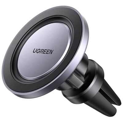 UGREEN Suporte móvel carro Magsafe suporte telemóvel carro magnético Para grelha de ventilação, compatível com iPhone 18 Pro Max 17 16 15 Galaxy S25, S24 Pixel 10 9 com fixação de clipe UGREEN Suporte móvel carro Magsafe suporte telemóvel carro magnético Para grelha de ventilação, compatível com iPhone 18 Pro Max 17 16 15 Galaxy S25, S24 Pixel 10 9 com fixação de clipe