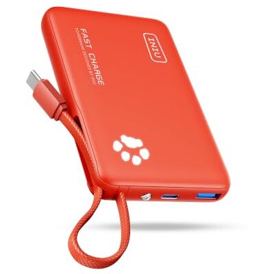 INIU 45W Power Bank, Pequeño 10000mAh Carga Rapida Travel Batería Externa Cabo USB C integrado, adequado para avião, essenciais de viagem, portátil telemóvel para iPhone 18 17 16, iPad, Samsung etc INIU 45W Power Bank, Pequeño 10000mAh Carga Rapida Travel Batería Externa Cabo USB C integrado, adequado para avião, essenciais de viagem, portátil telemóvel para iPhone 18 17 16, iPad, Samsung etc