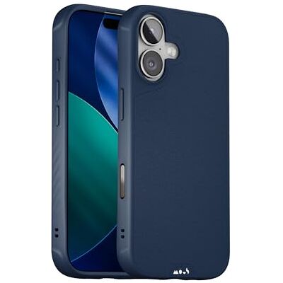 Mous para iPhone 17 Limitless Funda, Compatible con MagSafe, Protección Completa de la Cámara, Resistente a Golpes, Azul Marino Mous para iPhone 17 Limitless Funda, Compatible con MagSafe, Protección Completa de la Cámara, Resistente a Golpes, Azul Marino