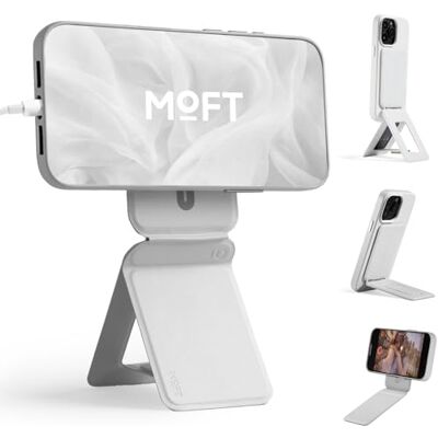 MOFT Suporte Magnético para Telemóvel, Suporte de Tripé Compatível com MagSafe, Suporte Portátil Multifuncional com Ângulo Ajustável para Viagens, Reuniões e Vlogging (Cinzento Fosco) MOFT Suporte Magnético para Telemóvel, Suporte de Tripé Compatível com MagSafe, Suporte Portátil Multifuncional com Ângulo Ajustável para Viagens, Reuniões e Vlogging (Cinzento Fosco)