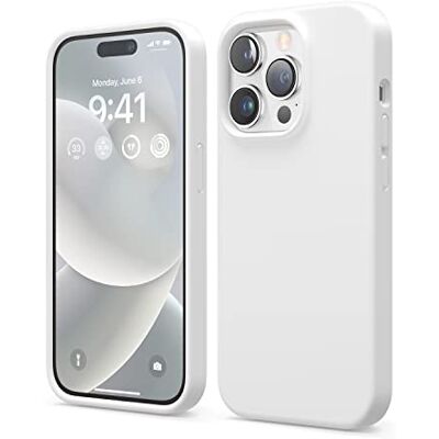 Elago - ES14SC61PRO-WH - Branco - iPhone 14 Pro - Capa de silicone para telefone Elago - ES14SC61PRO-WH - Branco - iPhone 14 Pro - Capa de silicone para telefone