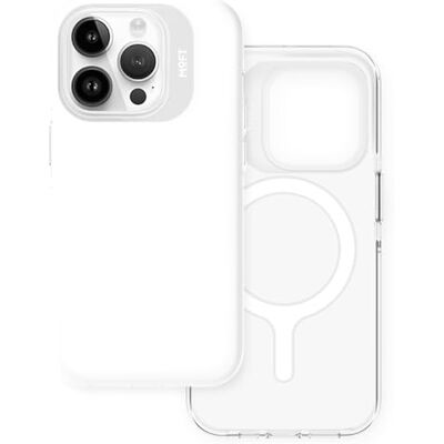MOFT Capa para iPhone 15 Pro com MagSafe, capa magnética para telemóvel compatível com acessórios sem fios MagSafe, anti-amarelecimento, proteção contra quedas de 1,5 m, anti-riscos (branco) MOFT Capa para iPhone 15 Pro com MagSafe, capa magnética para telemóvel compatível com acessórios sem fios MagSafe, anti-amarelecimento, proteção contra quedas de 1,5 m, anti-riscos (branco)
